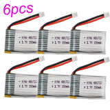 3.7V 150mAh 25C LiPo Battery PH1.25 plug For JJRC For H2 H8 H48 U207 H20 H36 RC