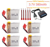 3.7V 380mAh 25C 762725 Lipo battery +charger for SYMA X21 X21W x26 X26A RC drone