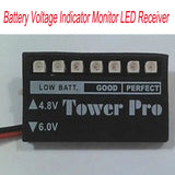 For RC Car Drone Battery Voltage Indicator Monitor LED Receiver Parts