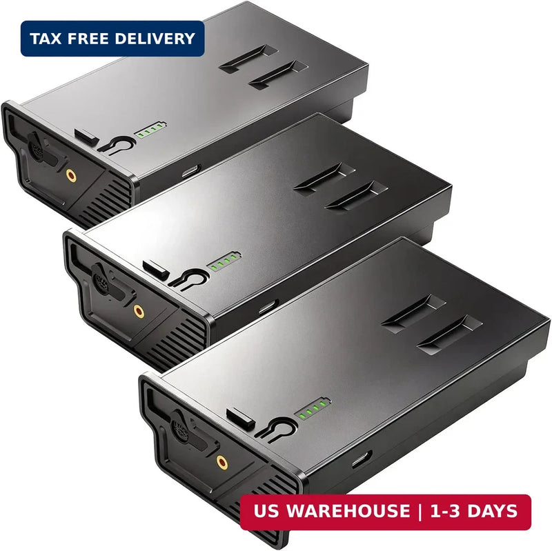 3 Pack 6000mAh LiPo Battery Compatible with Reveal Trail Camera Battery
