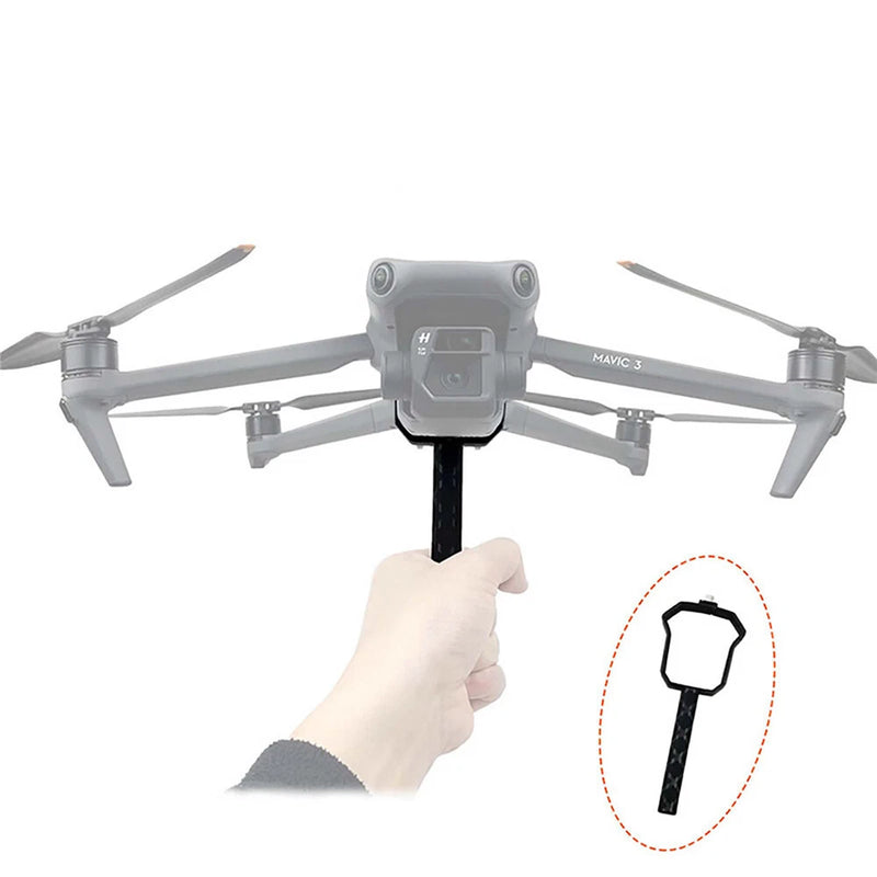 DJI Mavic 3 lens bracket accessory with black mounting handle