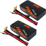 CNHL 2s Shorty Lipo Battery 4900mAh 7.4V 120C Hard Case with 5mm Bullet to T ... Battery