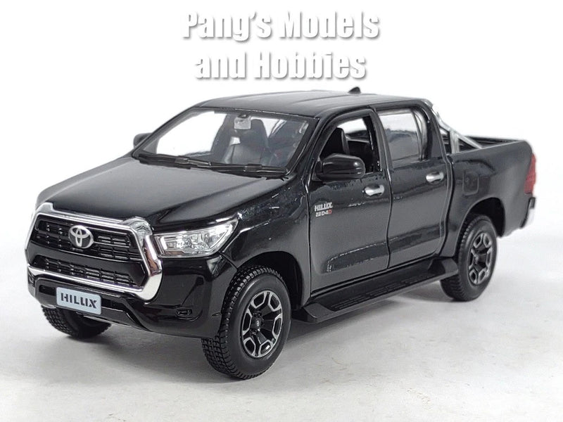 2018 Toyota Hilux 2.8 SR5 Double Cab Pickup Truck 1/27 Scale Diecast Model BLACK