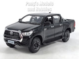 2018 Toyota Hilux 2.8 SR5 Double Cab Pickup Truck 1/27 Scale Diecast Model BLACK