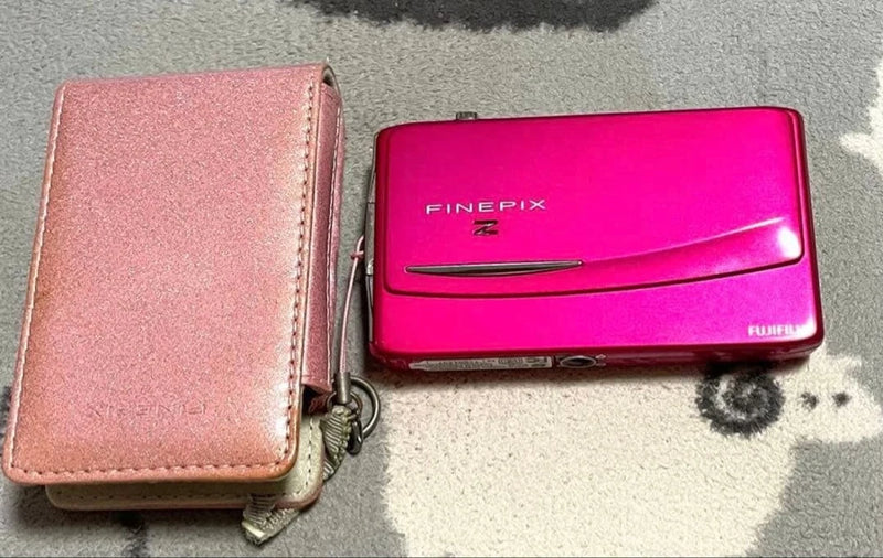 FUJIFILM FINEPIX Z Pink Compact Digital Camera Tested Working Seller Japan
