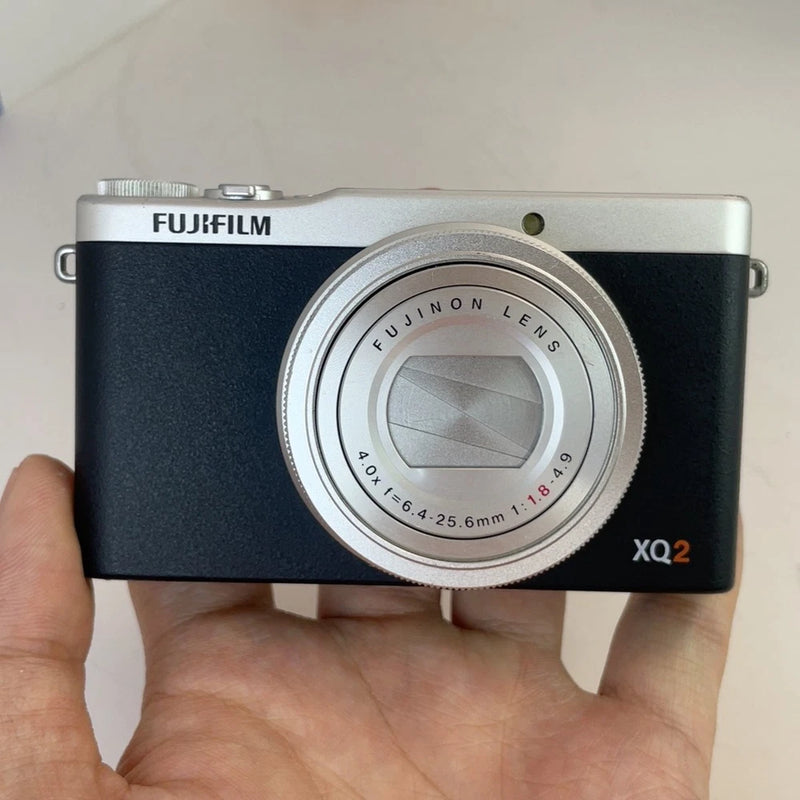 FUJIFILM XQ2 Digital Camera 12.0 MP 4x Optical Zoom English Language Silver