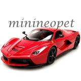 BBURAGO RACE & PLAY FERRARI LAFERRARI 1/18 DIECAST MODEL CAR RED 18-16001 RD