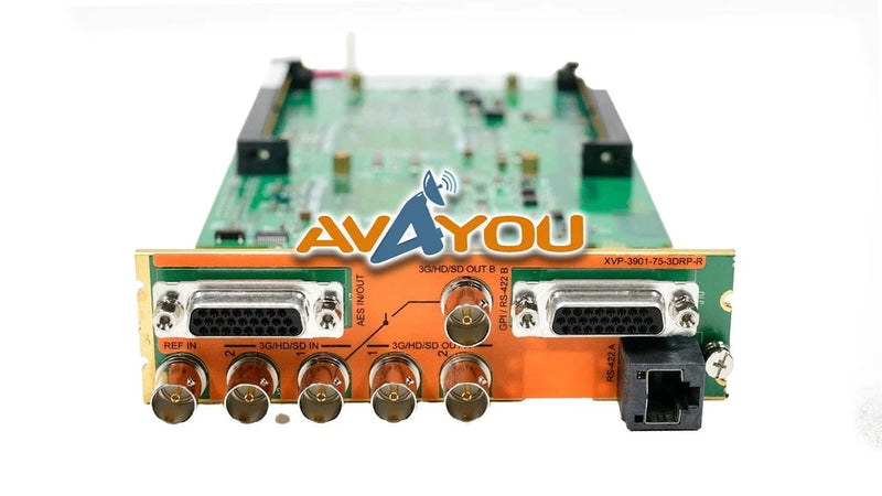 Miranda GV XVP-3901-FS-R 3G/HD/SD Frame Sync Bypass Relay OPT: ALC-2 +3DRP-R