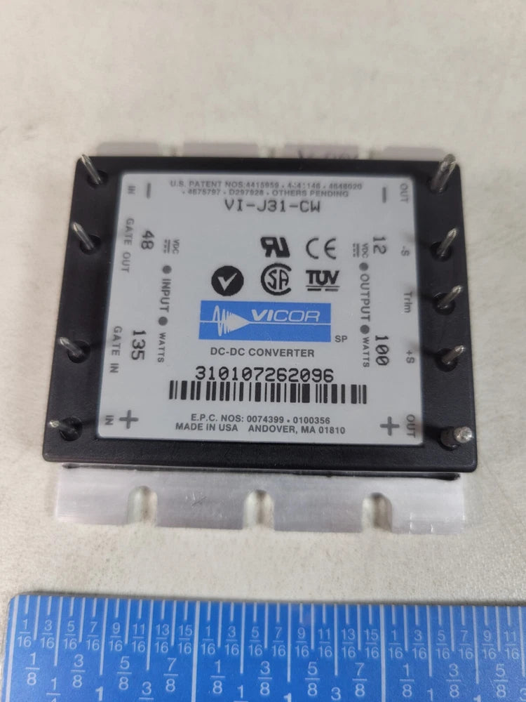 (1 NEW) Vicor VI-J31-CW DC-DC Converter INPUT 48VDC 135W OUTPUT 12VDC 100W