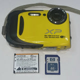 FUJIFILM FinePix XP70 Yellow 16MP 5x Zoom Waterproof Wi-Fi Camera Tested