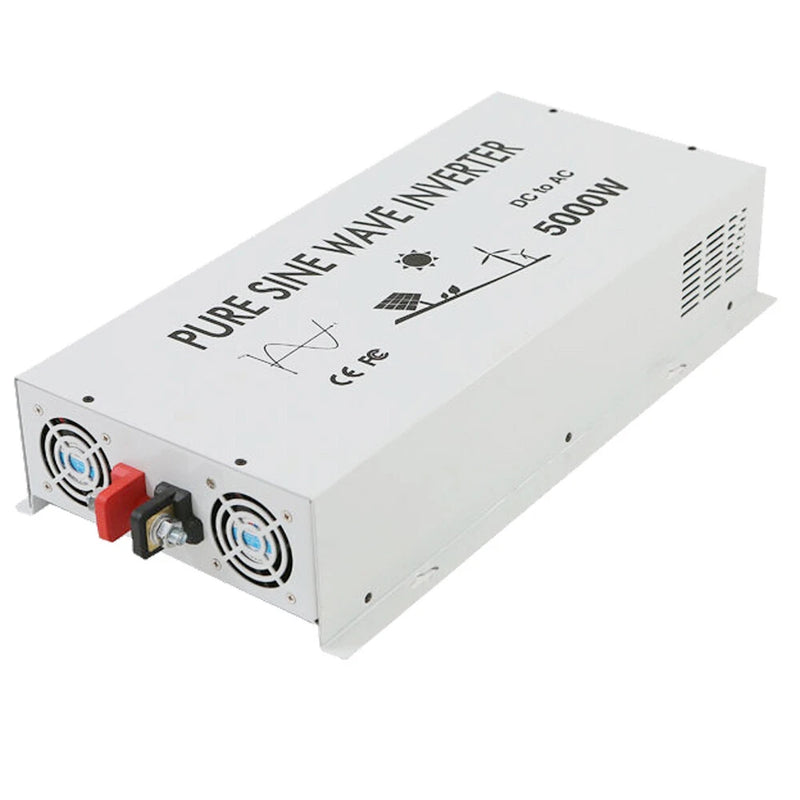 5000W Pure Sine Wave Inverter 12V to 120V Off Grid Power Converter RV Truck Car