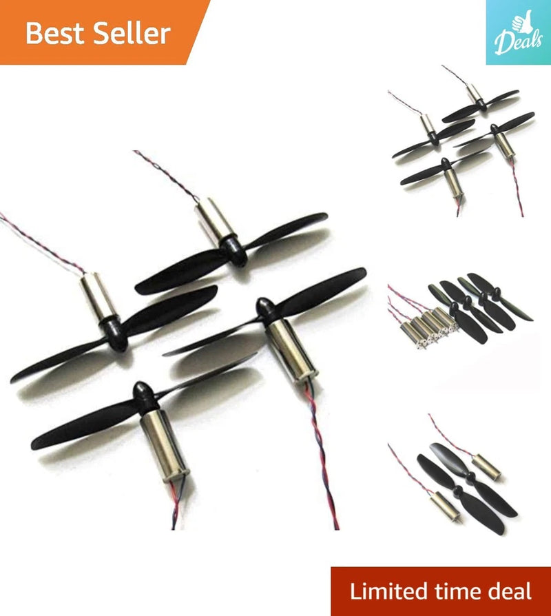 High-Speed 8520 Coreless Motor Set 53000RPM with 75mm Propellers - Drone Upgrade