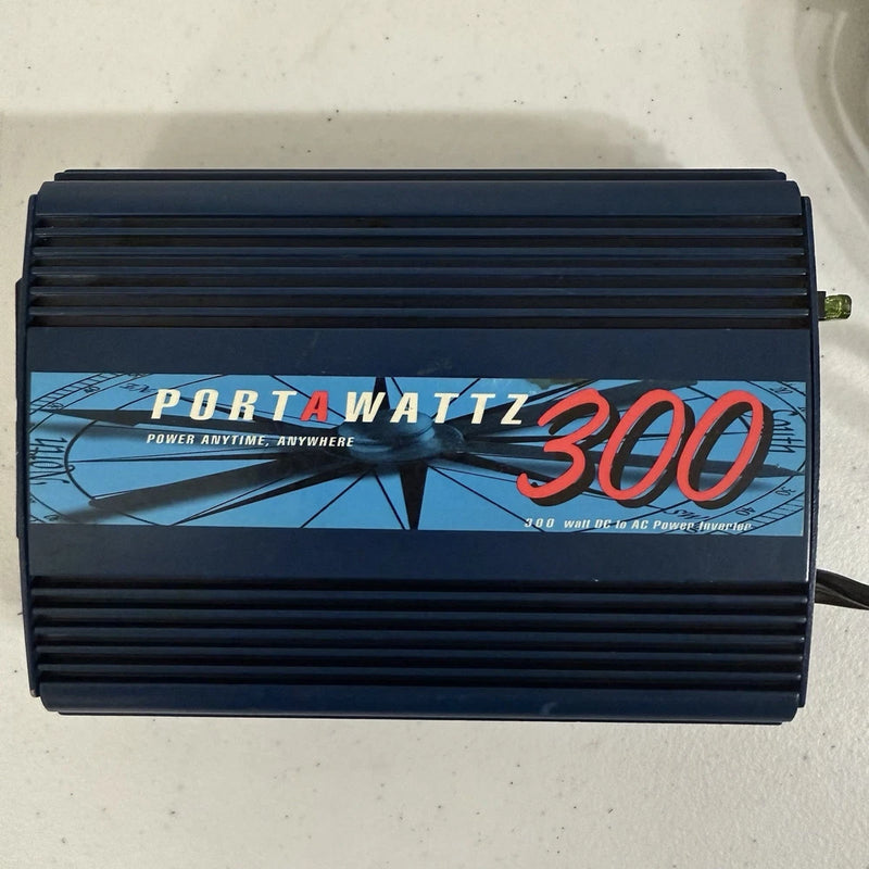 PortaWattz 300 Watt DC/AC Power Inverter Cigarette lighter cable 12VDC, WORKS