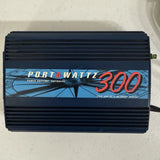 PortaWattz 300 Watt DC/AC Power Inverter Cigarette lighter cable 12VDC, WORKS