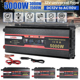 5000W Convertidor De 12V A 110V/24V A 110V Para Carro Auto inversor de corriente