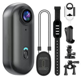 4K Mini WIFI Action Camera 128GB Thumb POV Portable Video Recorder With IPX7 Wat