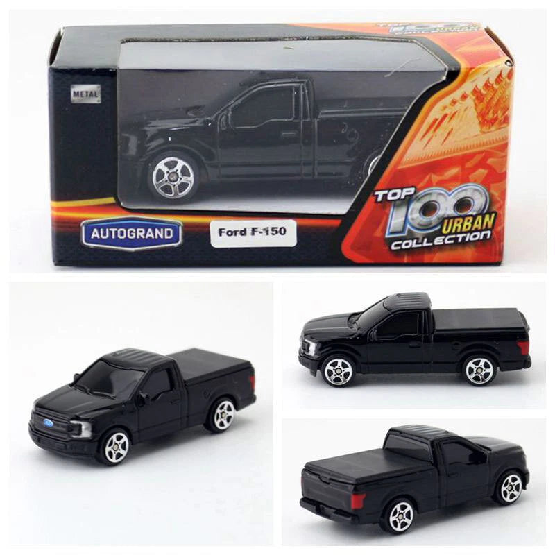 1/64 Ford F-150 Model Toy Car Diecast Pickup Truck Toy Vehicle Boys Kids Black
