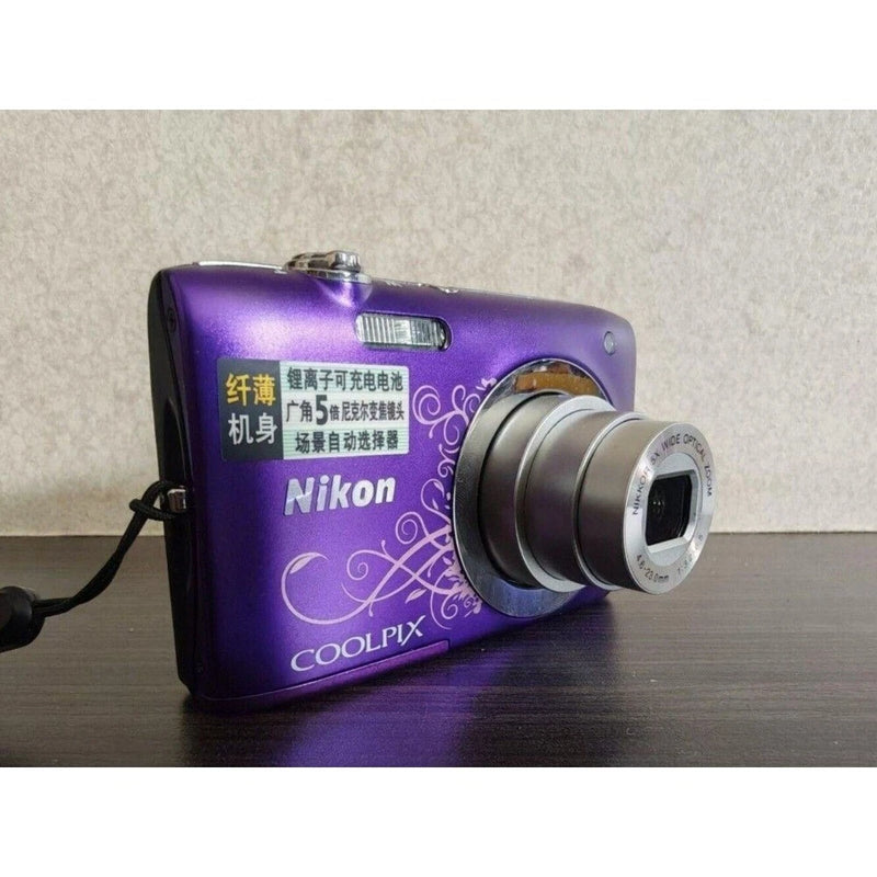 Nikon COOLPIX S2600 Digital Camera 14.0MP 5x Optical Zoom CCD Face Detection