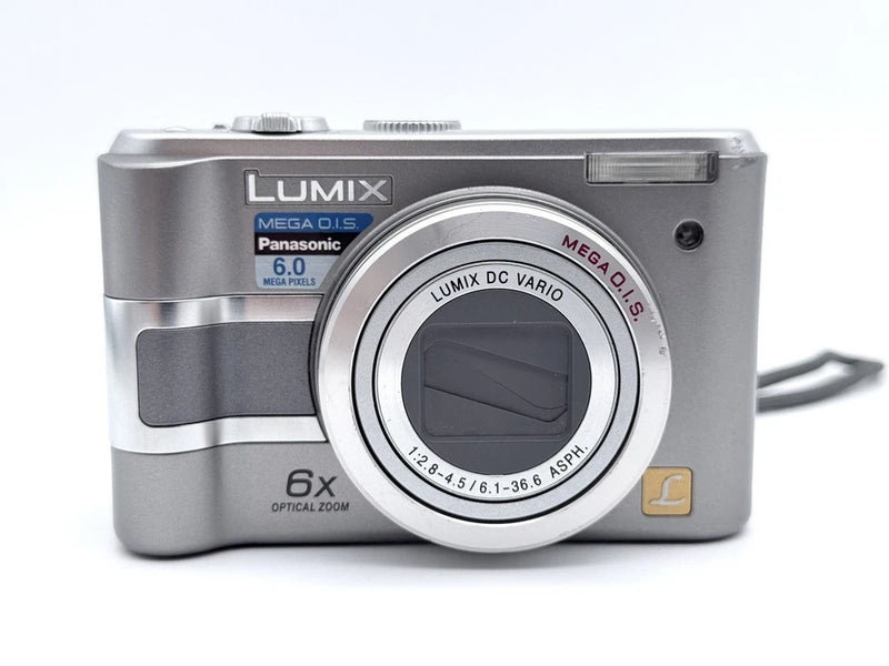 Panasonic Lumix DMC-LZ5 Silver Compact Digital Camera 6.0MP Japan - Tested Works