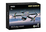 AE31 Sky Drone Ultra HD Multi Positional Camera and Positioning GPS. New