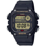 Casio 10 Year Battery Quartz Watch with Resin Strap, Black, 27.2 (Model: Battery