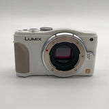Panasonic LUMIX DMC-GF6 16.0MP Digital Mirrorless Camera White Body Excellent