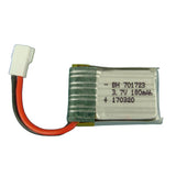 2pcs 701723 180mAh 3.7V MX2.0 Plug 20C Battery For Weili V933 RC Drone Aircraft