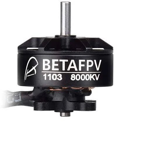 BETAFPV 1103 8000KV brushless motor with silver shaft, black housing