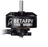 BETAFPV 1103 8000KV brushless motor with silver shaft, black housing