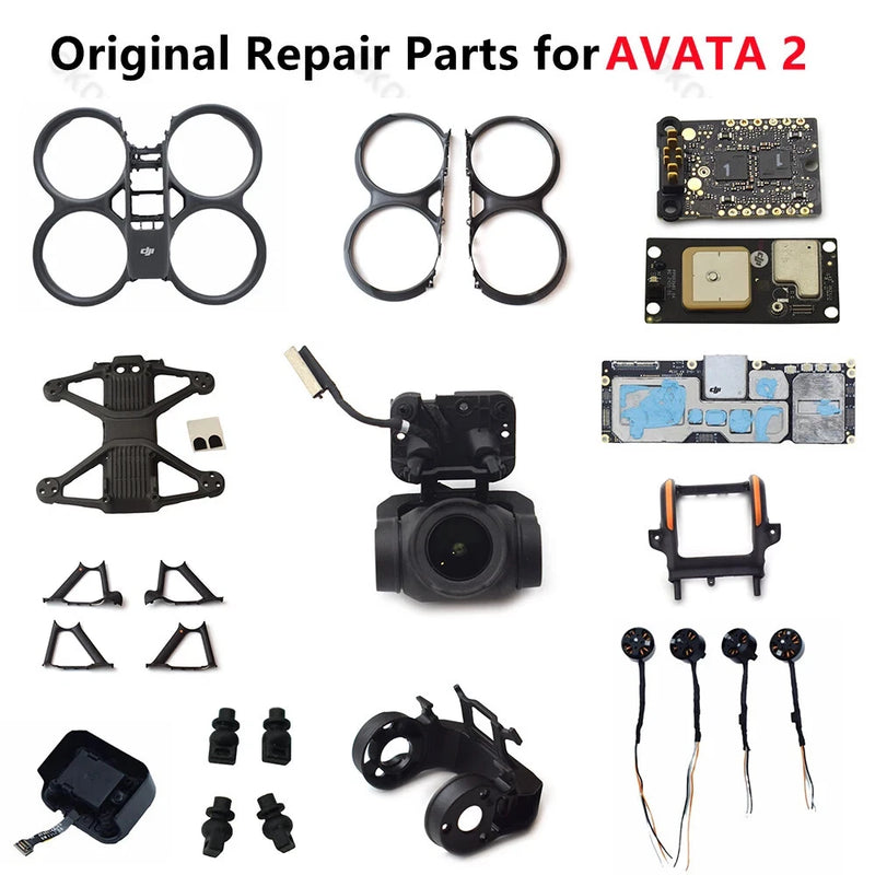 Original Parts for DJI AVATA 2 Replacement Upper & Bottom Shell Middle Frame