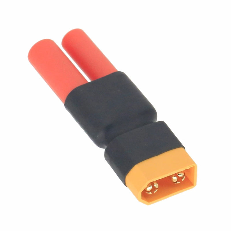 HXT 4mm Male+/Female- to XT90 Male No Wires Adapter For RC Lipo Battery FPV Toy