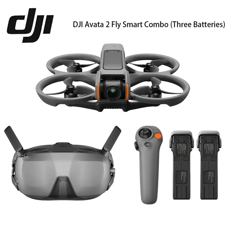 DJI Avata 2 Fly More Combo FPV Camera Drone (3Bastteries) + RC Motio3 +GogglesN3