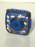 Prograce - Kids Waterproof - Kid Action Sport Camera / Camcorder - Blue Camo
