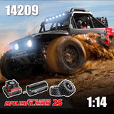 MJX HYPER GO 14209 RC CAR 4WD 1/14 BRUSHLESS MOTOR 75KMH DESERT RACER V2.0