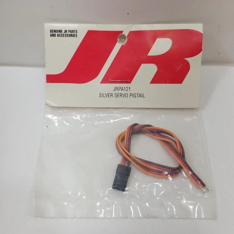 JRPA121 JR Silver Servo Pigtail Lead RC Model Airplane Car Made In Japan Hobby