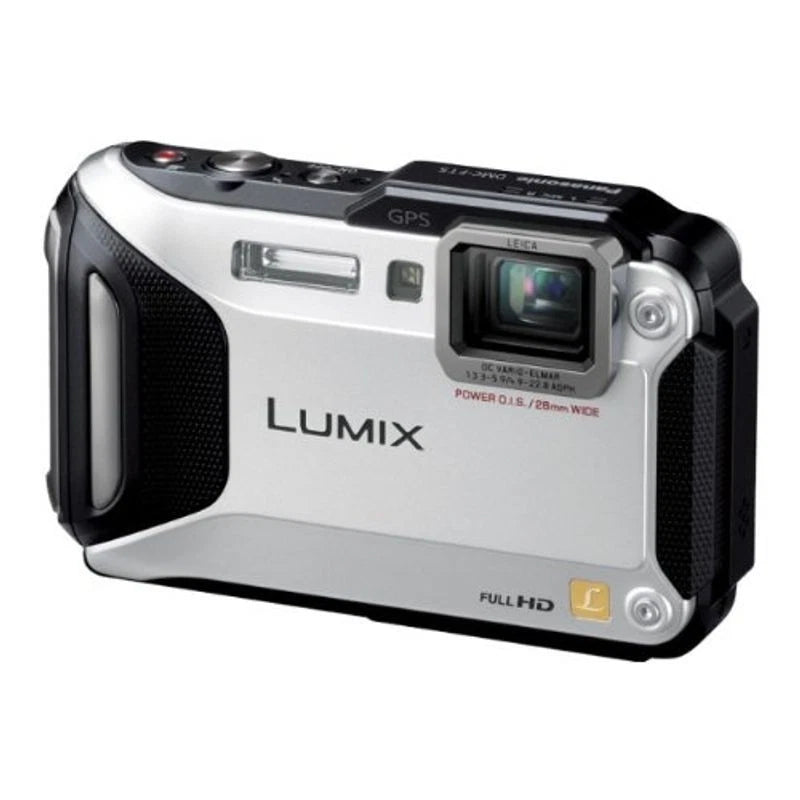 Panasonic Lumix FT5 Waterproof Digital Camera, Silver (DMC-FT5-S)