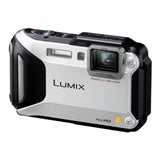 Panasonic Lumix FT5 Waterproof Digital Camera, Silver (DMC-FT5-S)