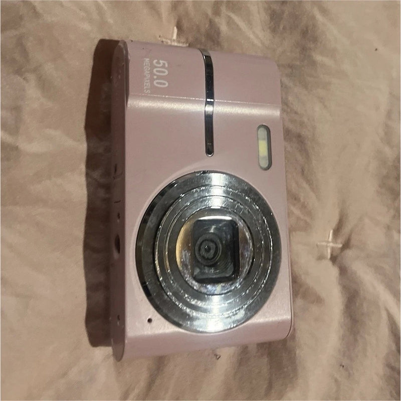 Pink Panasonic LUMIX Pocket Digital Point & Shoot Camera 50.0MP 4x Zoom f/2.8
