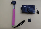 Panasonic Lumix TZ90 Camera + 32GB SD Card & Handheld Monopod