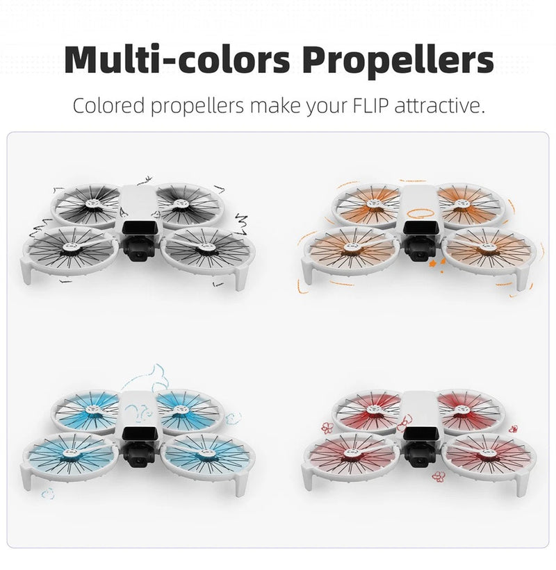 8PCS Drone Ultralight Color Replacement Paddle Spare Parts For DJI FLIP