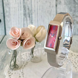 Paul Smith Rectangular Quartz Watch Red x Silver - Rare Model Battery Jan 2026 Battery