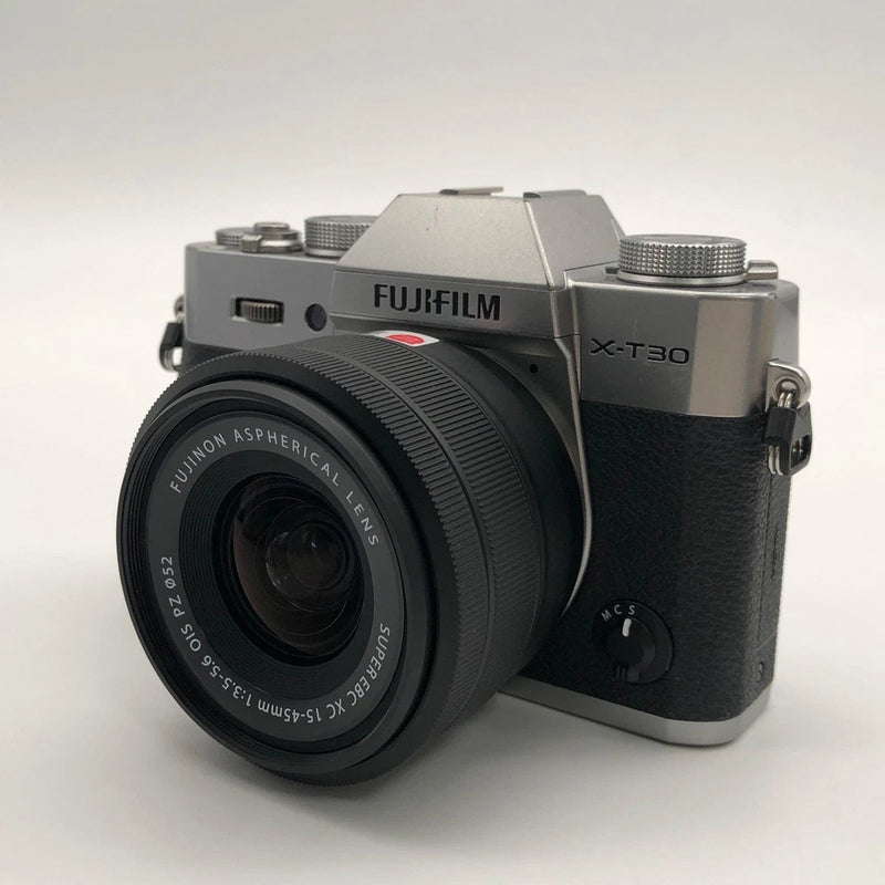 Fujifilm X-T30 II 26.1MP Mirrorless Digital Camera Silver+15-45mm f/3.5-5.6 Lens