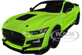 2020 FORD MUSTANG SHELBY GT500 GREEN MET. 1/18 DIECAST MODEL CAR SOLIDO S1805902