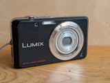Compact Digital Camera Panasonic Lumix DMC-FS28 14.1MP Black Excellent Condition