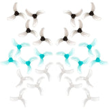 GEMFAN 31mm 1208 1209 3 & 4 Blade FPV Propellers Micro Whoop Racing Drone Quad