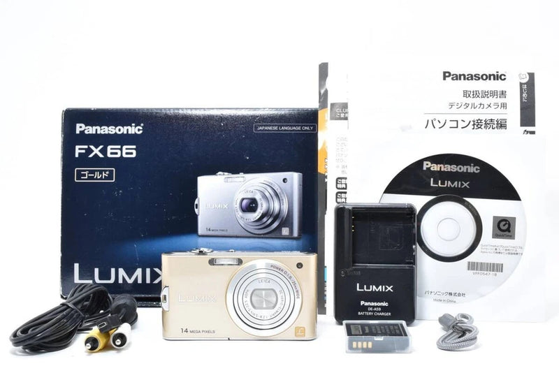 Excellent Panasonic LUMIX DMC-FX66 Luxe Gold Compact Digital Camera