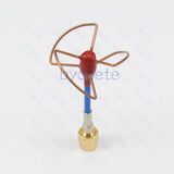 5.8 GHz FPV 3 Leaf Blade Circular Polarize TX Antenna SMA male video screen G RX