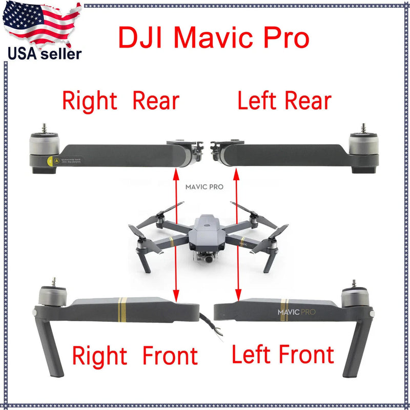 Mavic Pro arm shell cover with motor flex cable replacement for drone arms