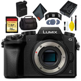 Panasonic Lumix DMC-G7 Camera-KitBox-NoLens - Battery(2) - Charge - 16GB Card