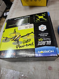 Nano RC drone retail box with yellow and black drone graphics